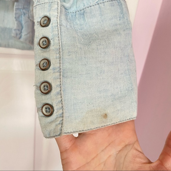 Free People Linen Blend Top - Picture 6 of 14